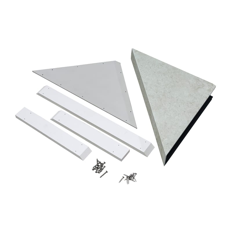 Palisade Shower Surround Kit with Accessories - Rain Cloud