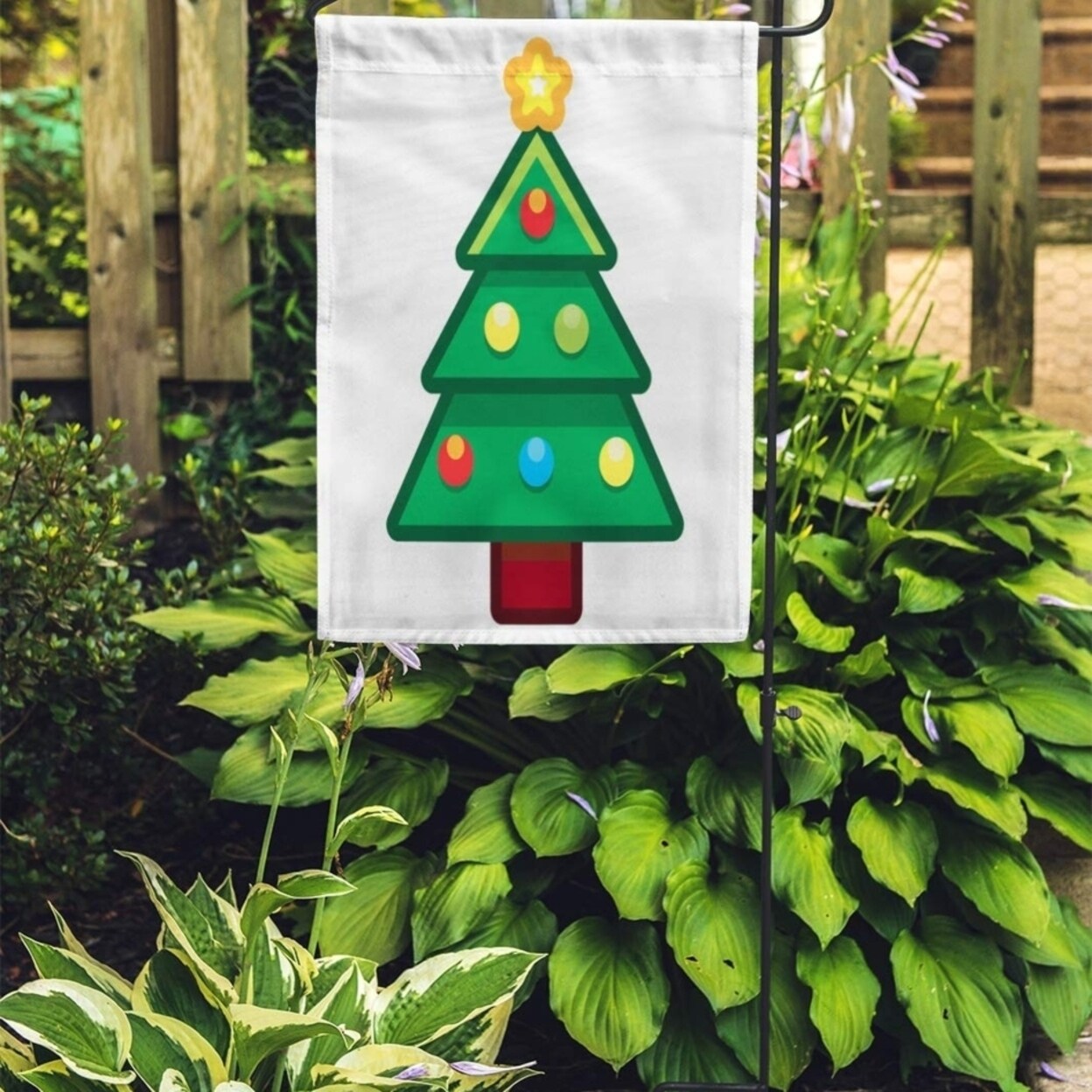Shop Green Emoji Cartoon Christmas Tree Emoticon Xmas Ball Celebration Cute Garden Flag Decorative Flag House Banner 12x18 On Sale Overstock 31364774