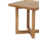 preview thumbnail 6 of 6, Hamel Outdoor Acacia Wood Square Side Table by Christopher Knight Home