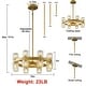 preview thumbnail 49 of 55, KAYLA Modern Chandelier with K9 Crystal