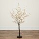 preview thumbnail 5 of 6, Pre-Lit Cherry Blossom Artificial Tree - 4' - Warm White LED Lights