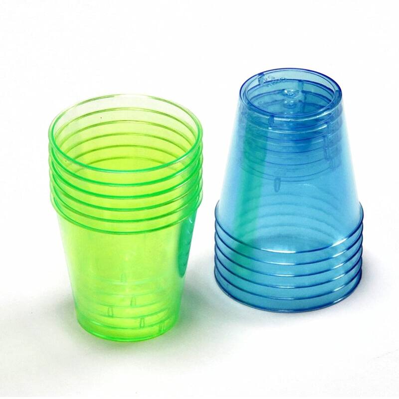 Chef Craft 12pc Disposable Plastic One-Ounce Shot Glasses Set - Great for Parties - 1 Set