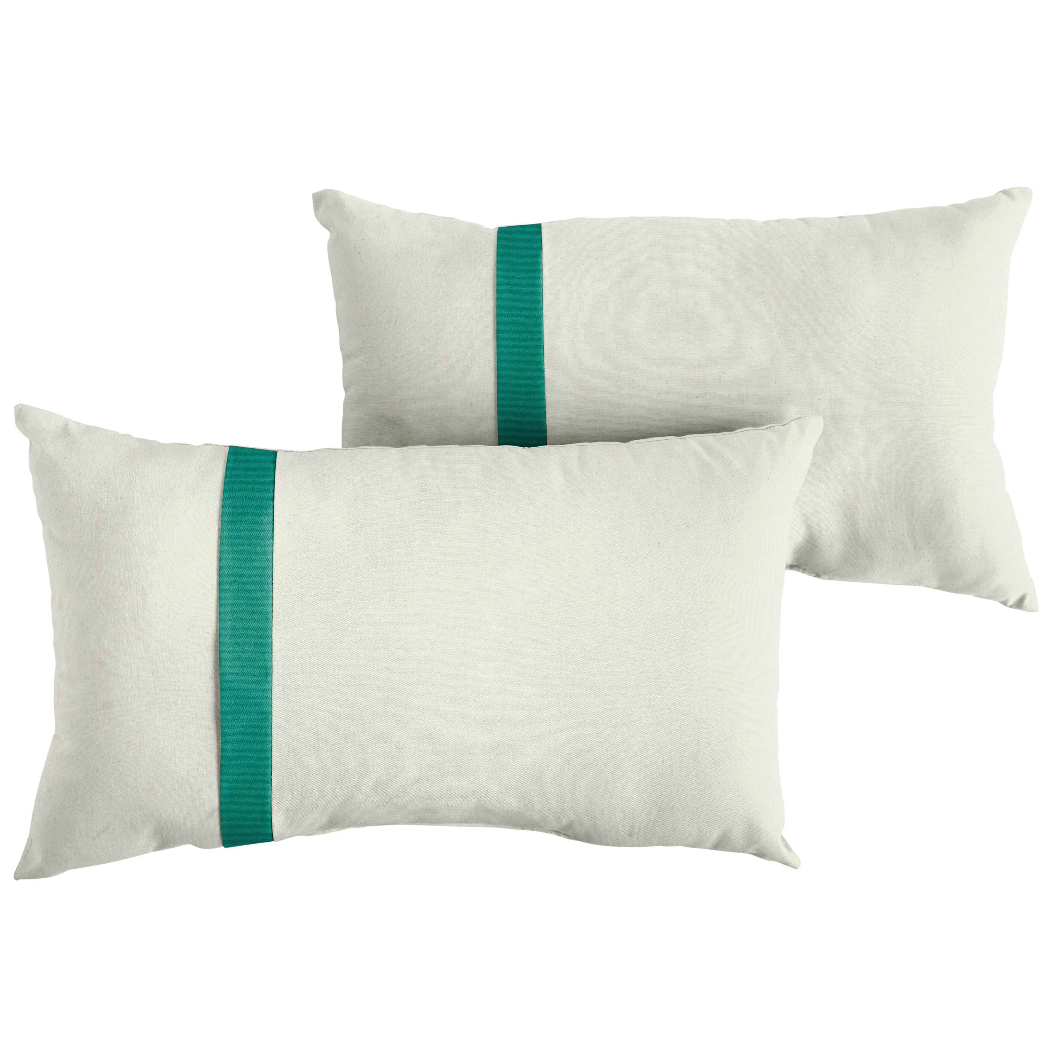 Sorra Home Sunbrella Outdoor Single Large Flange Pillow Set of 2