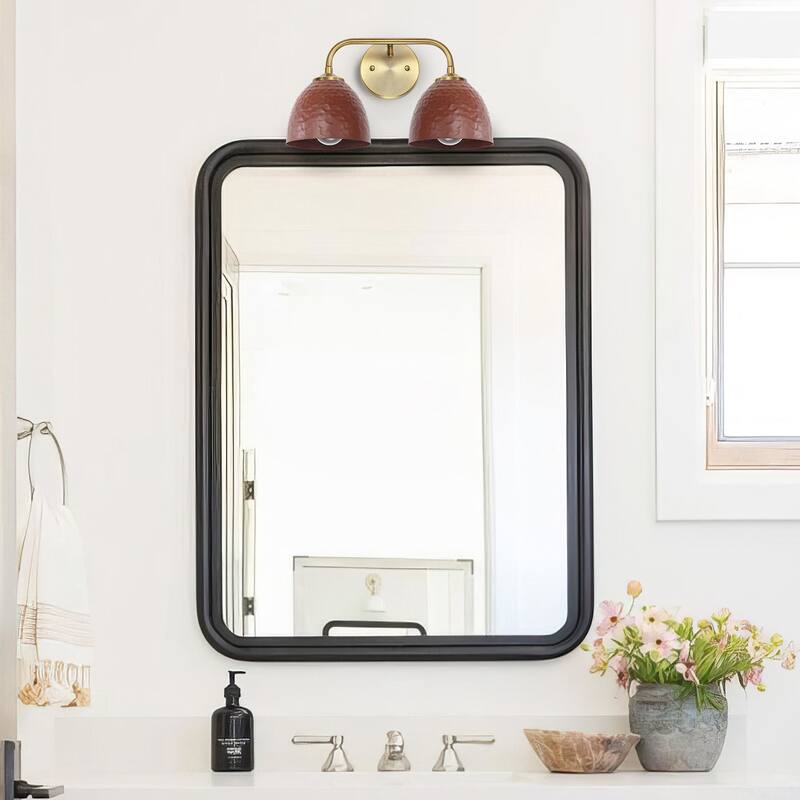 Golden Lighting 6950-BA2 MBS Shepard 2 Light 16" Wide Vanity Light