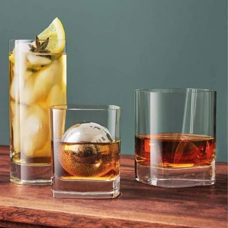 Luigi Bormioli Set of 6 Strauss Long Glasses - 13.25 oz