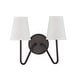 preview thumbnail 6 of 10, Meridian M90055 2 Light 11" Tall Wall Sconce