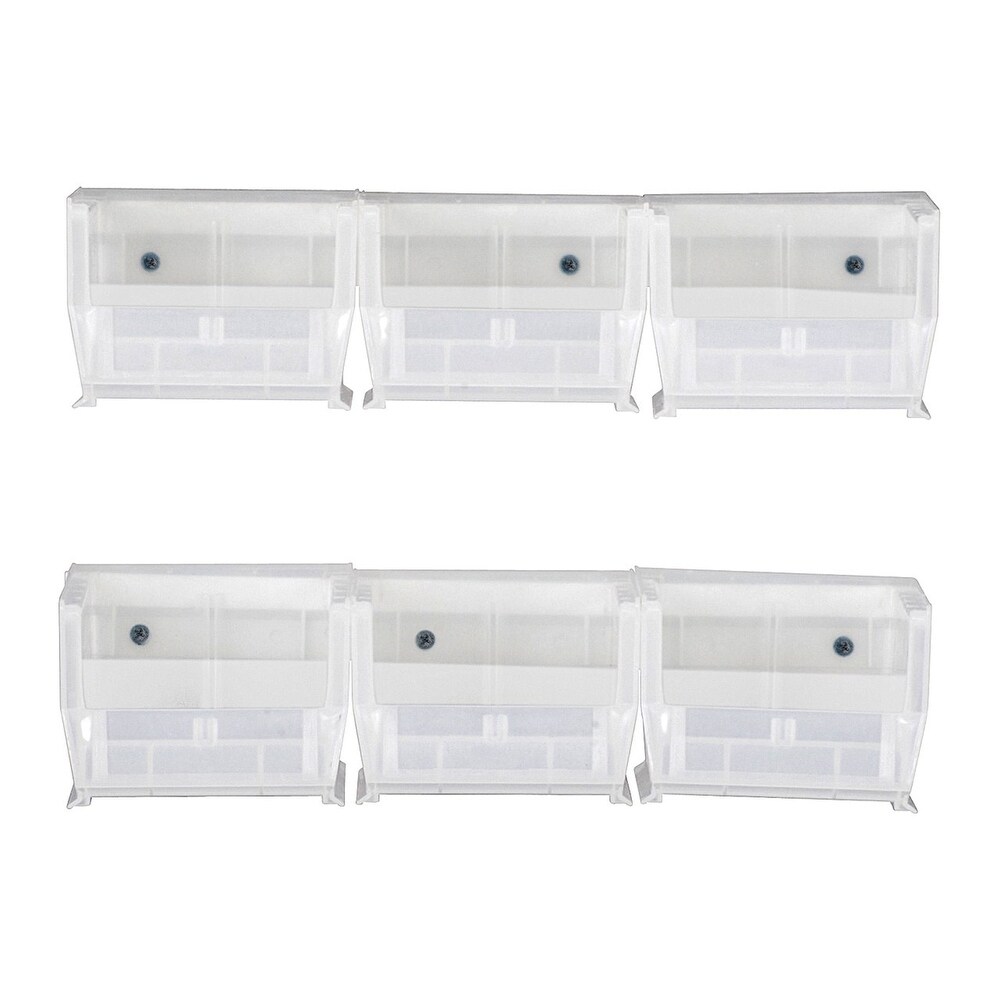 Offex Hang and Stack Bin Complete Package - Clear