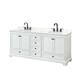 Option White / Giotto Quartz Top / Matte Black Hardware