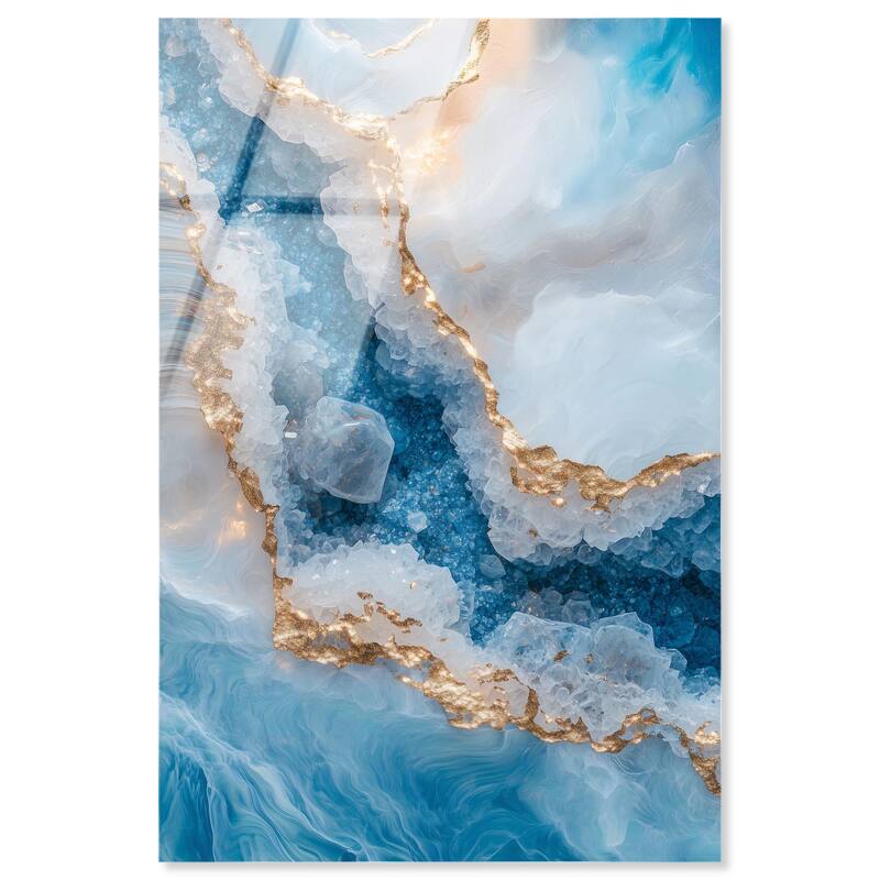 Molten Topaz I Acrylic by Art Remedy, Ready to Hang - 30" x 45"