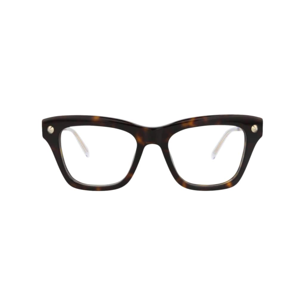 Alexander McQueen Square-Frame Recycled Acetate Optical Frames
