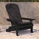 preview thumbnail 3 of 44, Indoor/Outdoor Folding Adirondack Chairs with Cushions - Set of 2 - 30.25"W x 34"D x 37"H
