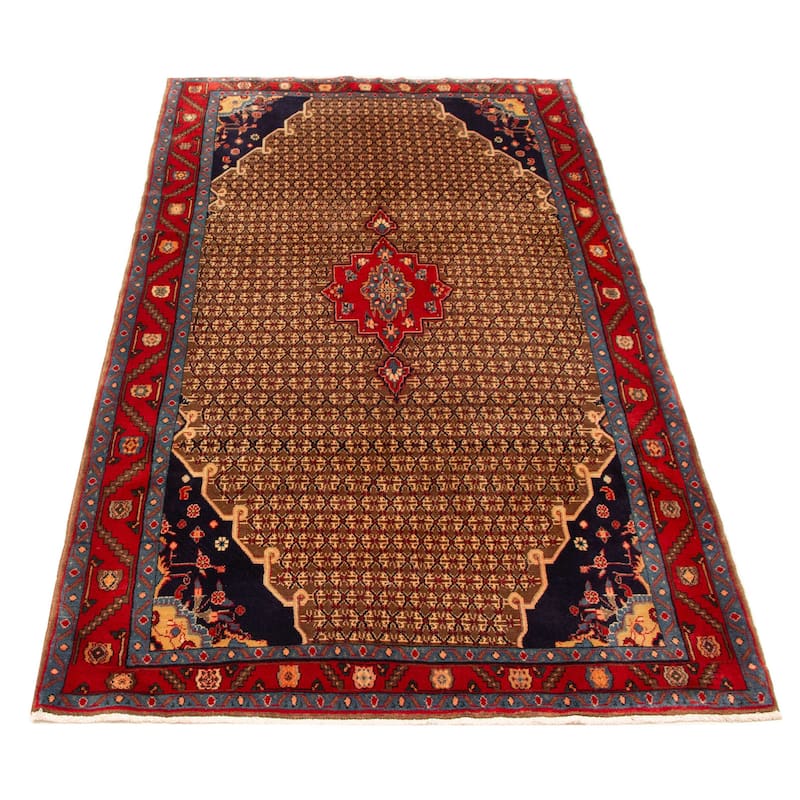 Kayseri Vintage Brown Rug 4'10" x 9'3" - 4'10 x 9'3