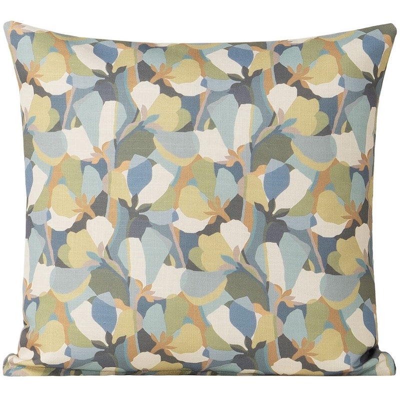 Gia Sea Spray Floral Print Throw Pillow