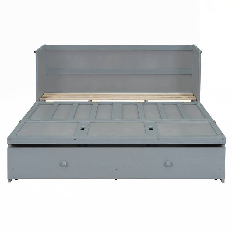 Murphy Bed with USB Port and a Large Drawer