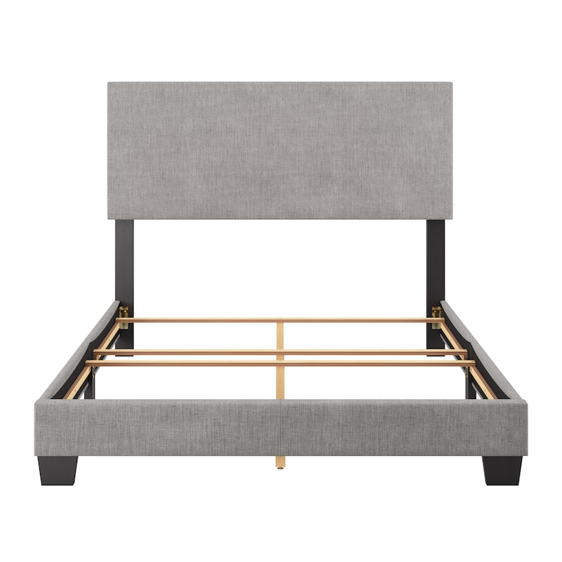 Celeste Modern Upholstered Bed, Box Spring Required