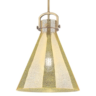 Innovations Lighting 410-1SL-G411-16ME Newton Cone 16" Wide Pendant