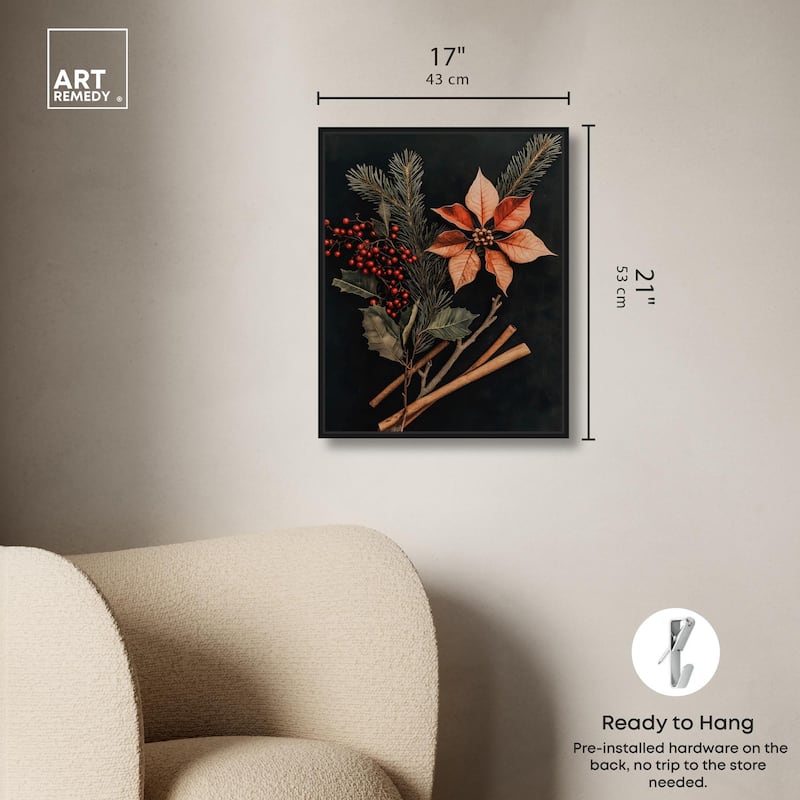 Hearth Flora Canvas by Art Remedy