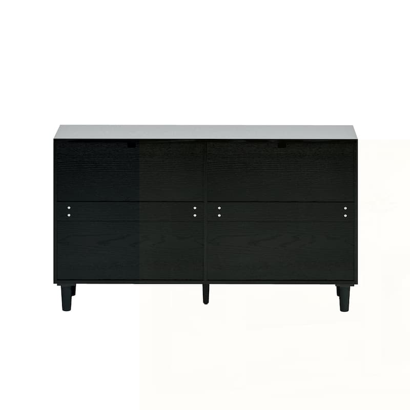Rattan Dresser with Drawers