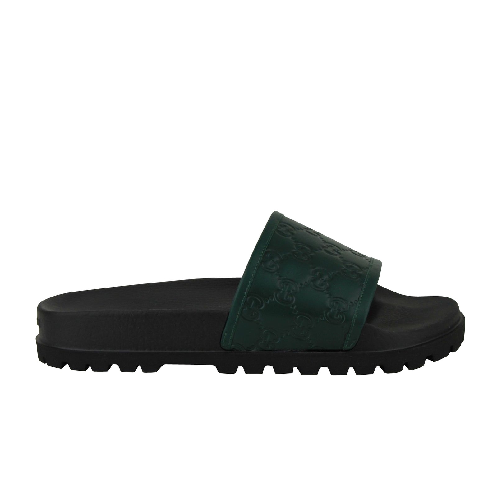gucci green slippers