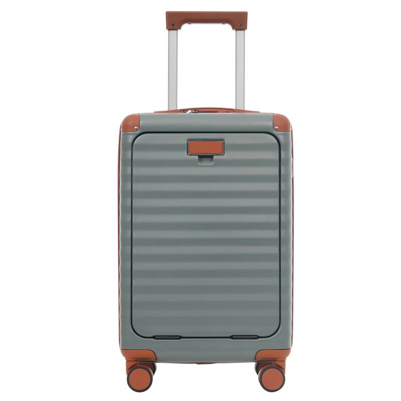 Luggage Sets 5 Piece,Hardside Expandable Carry with Spinner Wheels TSA Lock USB Port Cup Holder Duffel Bag and Toiletry Bag