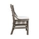 preview thumbnail 6 of 7, Rattan Slat Back Cushioned Dining Chairs, Set of Two by East at Main