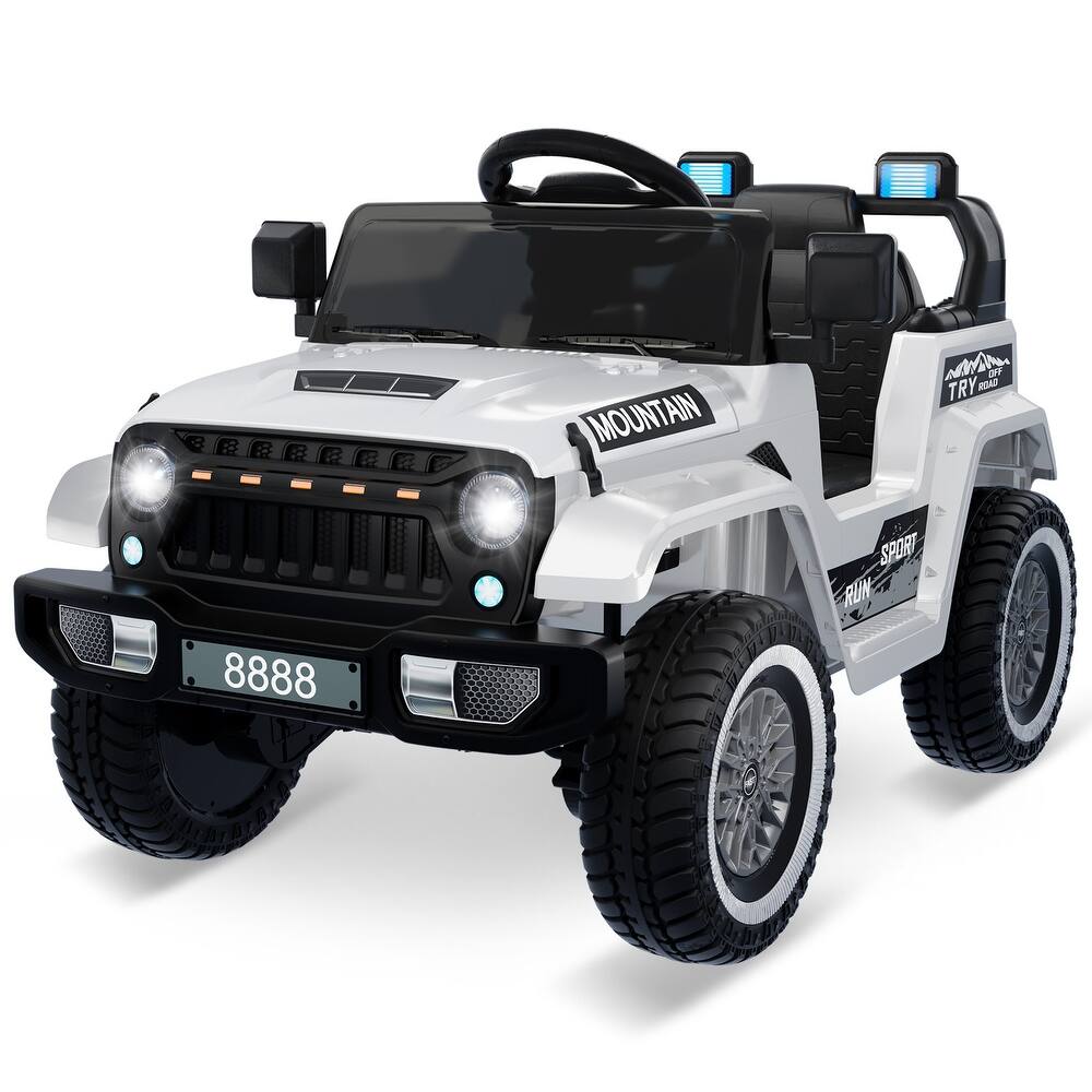 12V Kids Ride on Truck Car Kids Electric Vehicles Toy for 3-5 Years Old Boys Girls Gift, Black