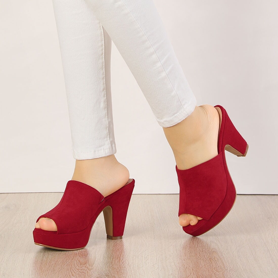 platform heel slides