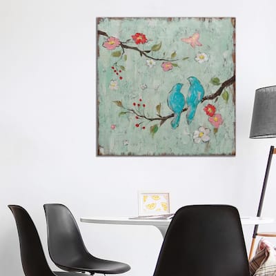 iCanvas "Love Birds I" by Katy Frances Canvas Print