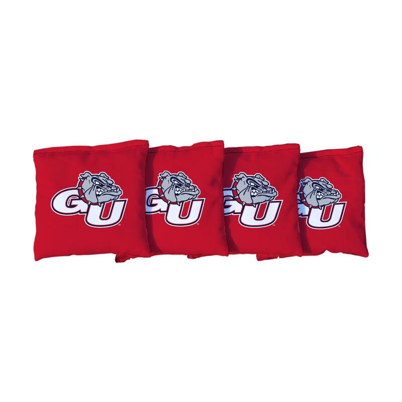 Gonzaga University Zags Red Cornhole Bags - Corn Filled