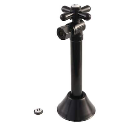 Kingston Brass Vintage 1/2" Sweat x 3/8" OD Comp Angle Shut-Off Valve with 5" Extension