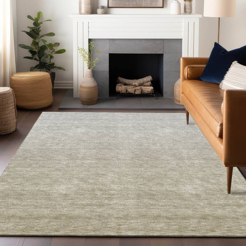Premium Washable Super Soft Solid Ombre Mayfield Rug