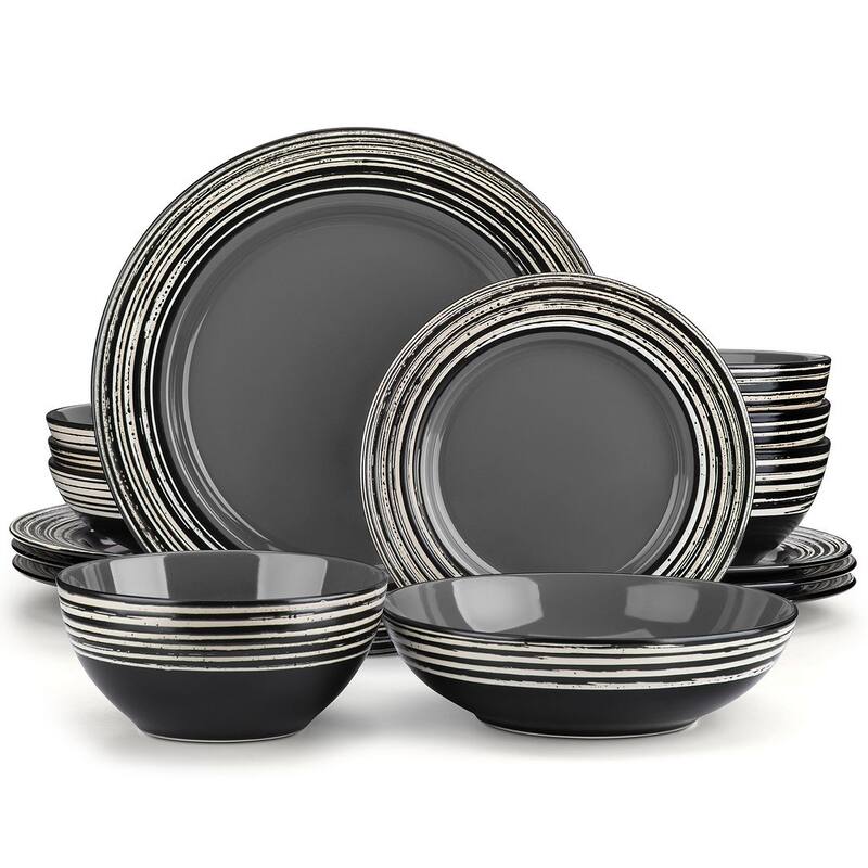 vancasso ARBRE 16-Piece Stoneware Dinnerware Set, Service for 4