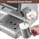 preview thumbnail 18 of 30, 20 BAR Semi-Automatic Espresso Machine with Built-in Grinder Milk Steamer