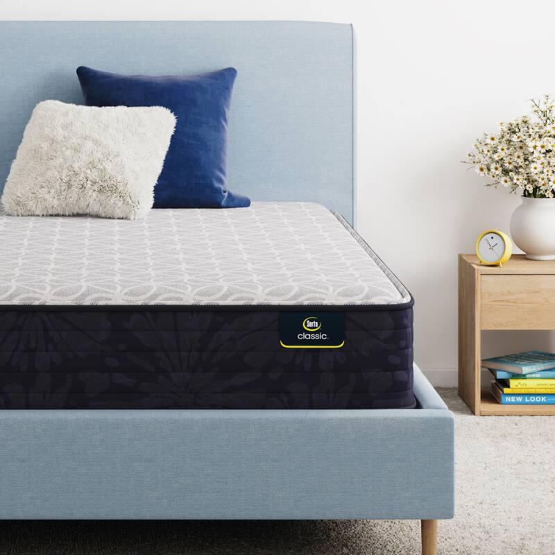 Serta Classic Clarks Hill LTD 11.5" Medium Mattress Set