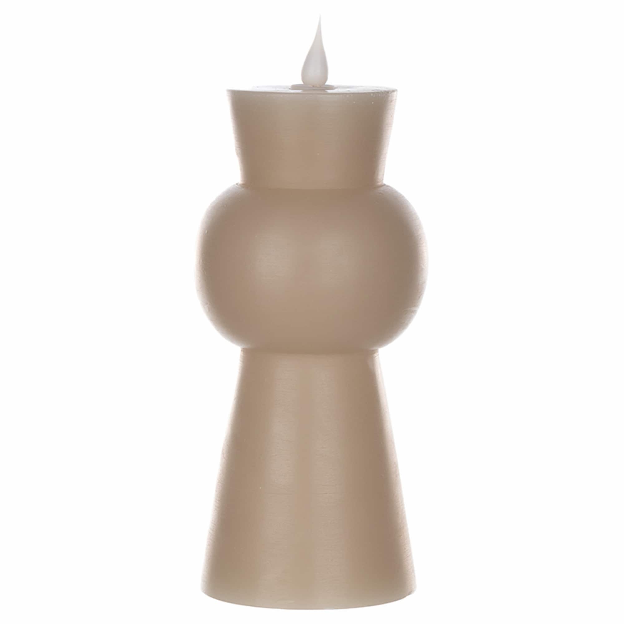 Simplux Designer LED Candle with remote (Set of 2) - Gray