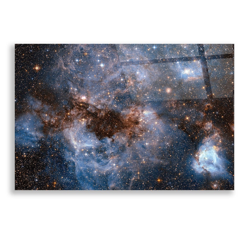 Epic Art 'Maelstrom Cloud' Hubble Space Telescope Acrylic Glass Wall Art - 16x24