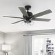 preview thumbnail 1 of 19, Hunter 52" Fonthill Ceiling Fan with LED Light, Handheld Remote ENERGY STAR! Easy Install! Matte Black