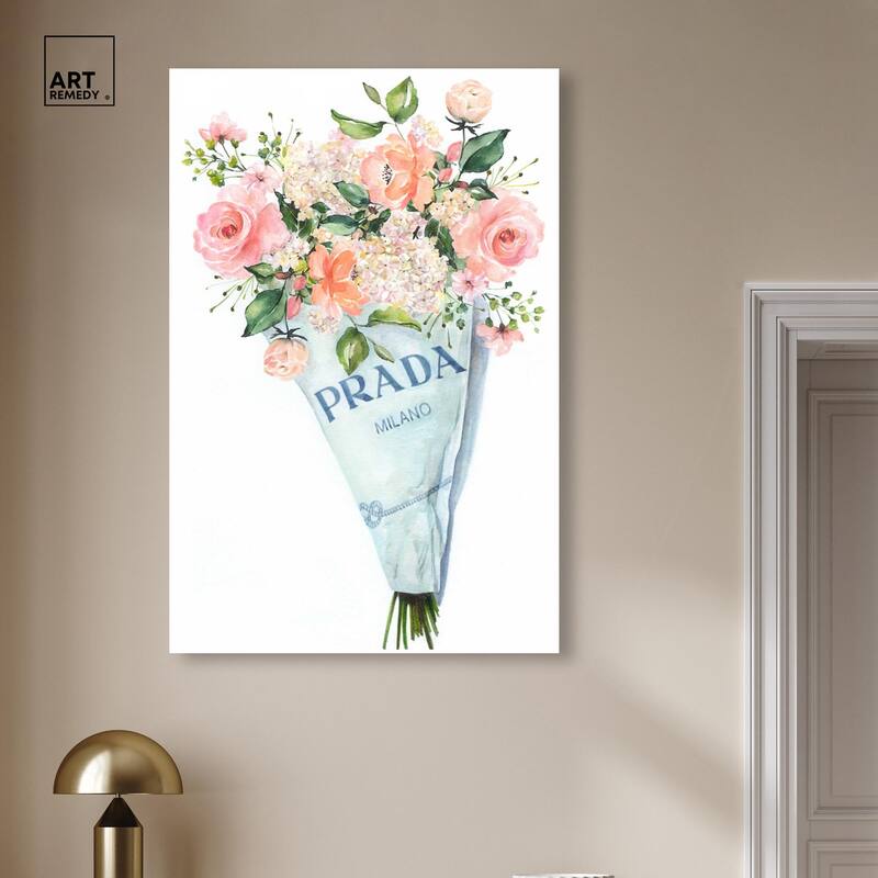 A World of Flowers Canvas by Art Remedy, Gallery Wrapped