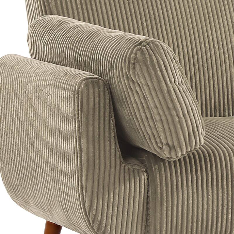 2 Set 73.5" W Upholstered Convertible Sleeper Sofa Bed with Pillows