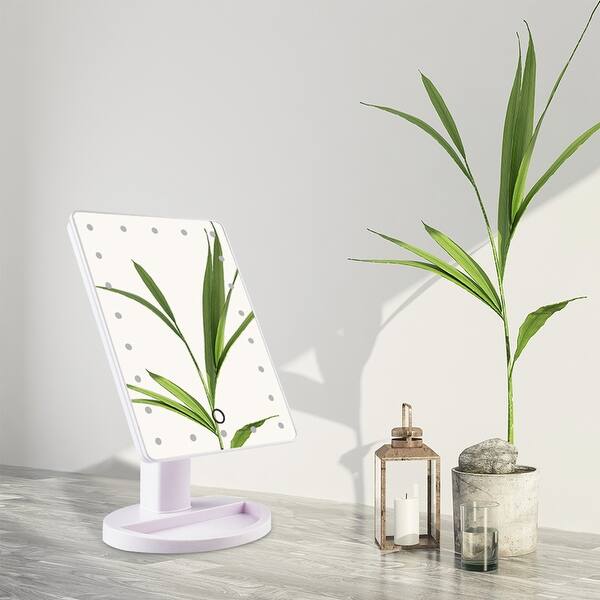slide 1 of 12, Mirror with Light Light-emitting Touch Screen and Light Adjustable