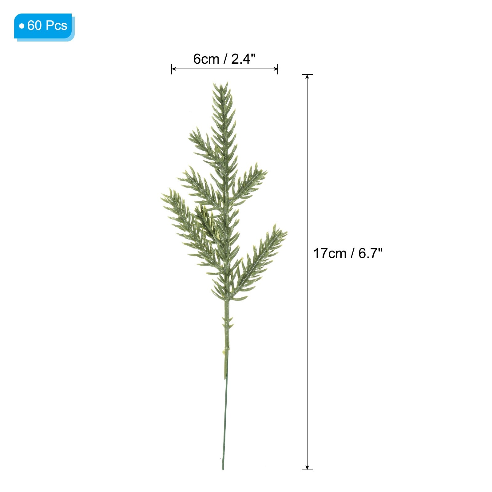 30Pcs Artificial Pine Branches No Watering Branches Reusable
