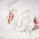 preview thumbnail 3 of 5, Newborn Knitwear Set - Skirt and Lace Trimmed - 5 Piece Set