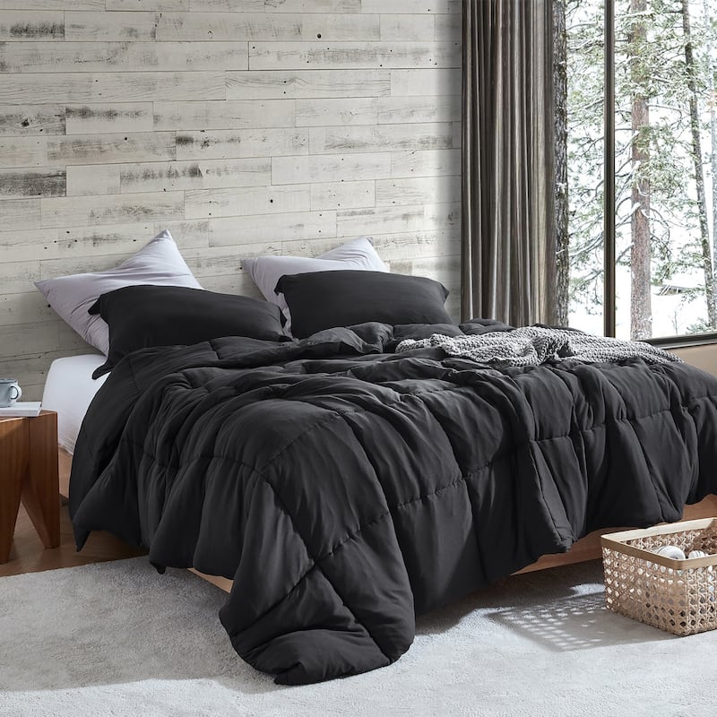 Better Than Butter - Coma Inducer® Oversized Comforter Set - Queen - Black