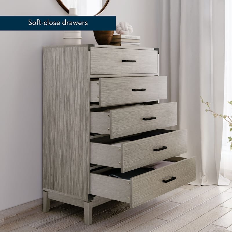 Plank and Beam Contempo 5 Drawer Dresser