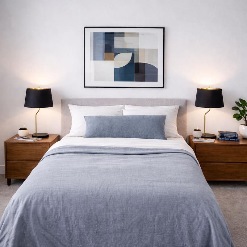 Aisin Black and Gold Modern Table Lamp with Metal Base