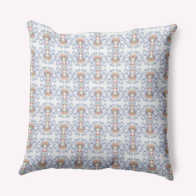 Swirly Decorative Throw Pillow - Cornflower - 20" x 20"