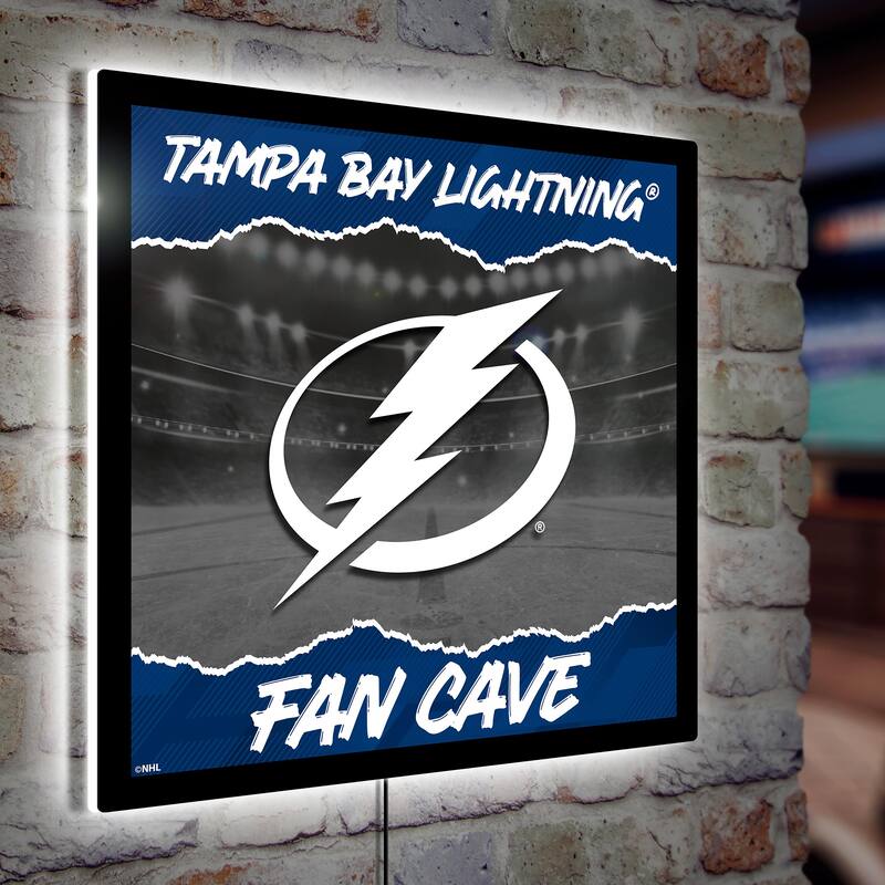 Tampa Bay Lightning LED Lighted Sign - Grey