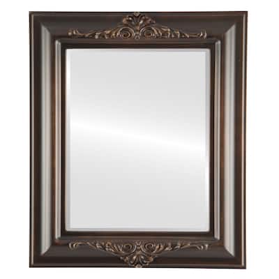 Winchester Framed Rectangle Mirror in Rubbed Bronze - Antique Bronze