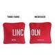 preview thumbnail 2 of 2, Lincoln Red Dual Sided Cornhole Bags