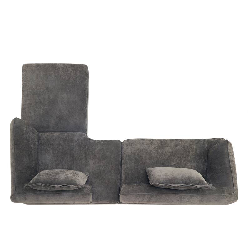 Christopher Knight Home - Modern Upholstered Sectional Sofa with Curved Silhouette